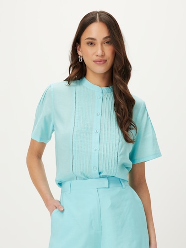 Daphne Pintuck Short Sleeve Top                                                                                                 