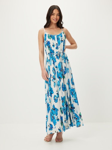 Dakota Plisse Maxi Dress                                                                                                        