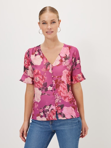 Brenda Flutter Sleeve Top