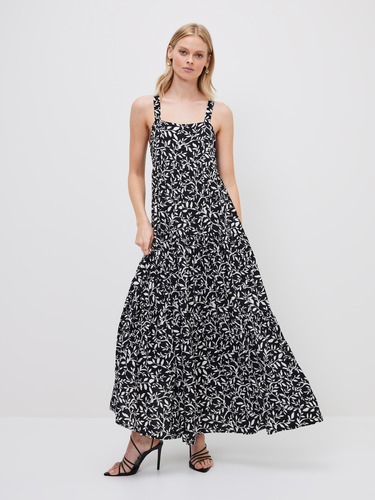 Eddie Sleeveless Voile Dress                                                                                                    