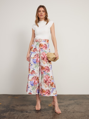 Only Promises Printed Culotte                                                                                                   