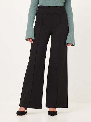 Petite Bowie Wide Leg Ponte Pant                                                                                                
