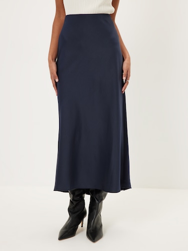 Cupids Bow Satin Slip Skirt                                                                                                     