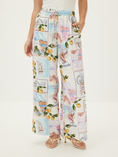 Santorini Printed Pant                                                                                                          