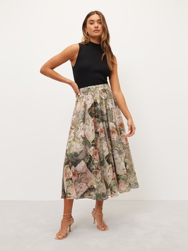 Autumn Patchwork Ava Skirt                                                                                                      