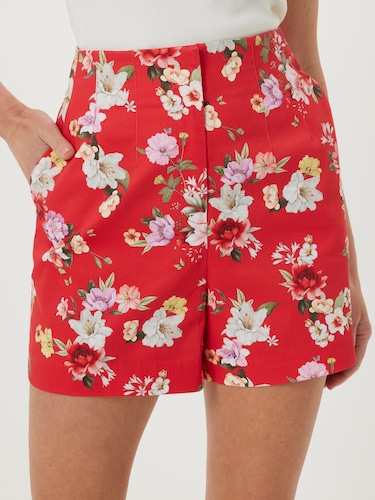 Tenerife Floral Sateen Short                                                                                                    