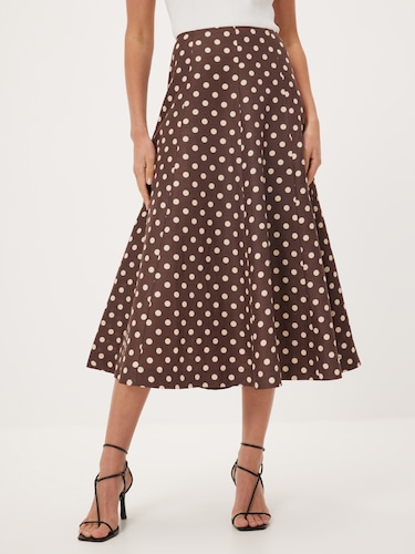 Ray Of Sunshine Midi Skirt                                                                                                      