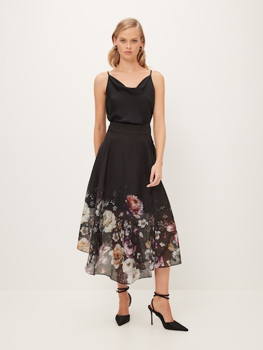 Victorian Flora Midi Skirt                                                                                                      