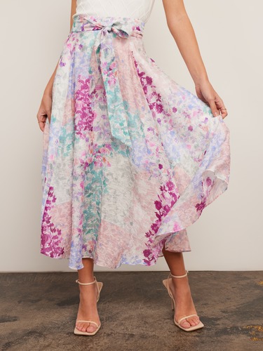 Ava Patchwork Full Skirt                                                                                                        