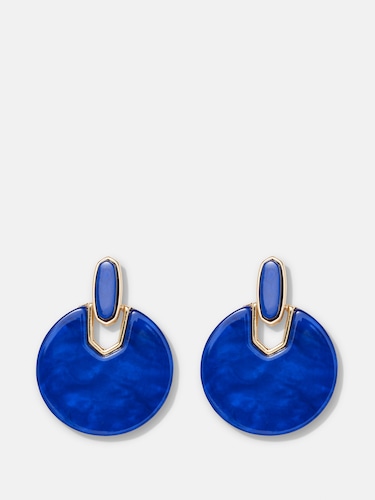 Chloe Resin Front Facing Earrings                                                                                               