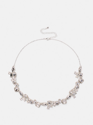 Statement Multi Jewelled Necklace                                                                                               