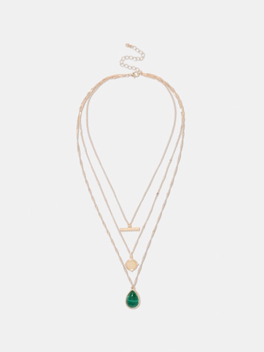 Juliet Jade Triple Necklace                                                                                                     