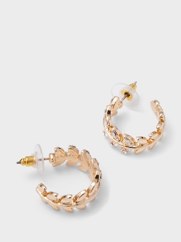 Iris Hoops Gold Small main image 0
