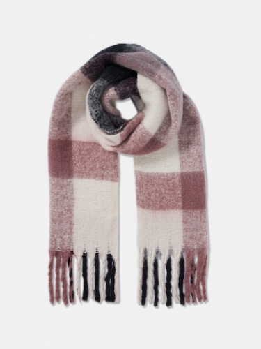 Daphne Large Check Scarf                                                                                                        