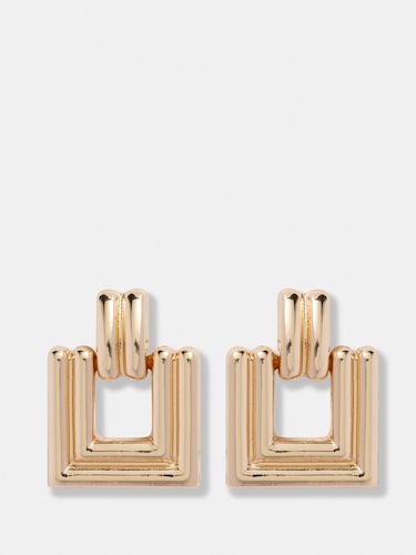 Sandy Doorknocker Earrings                                                                                                      
