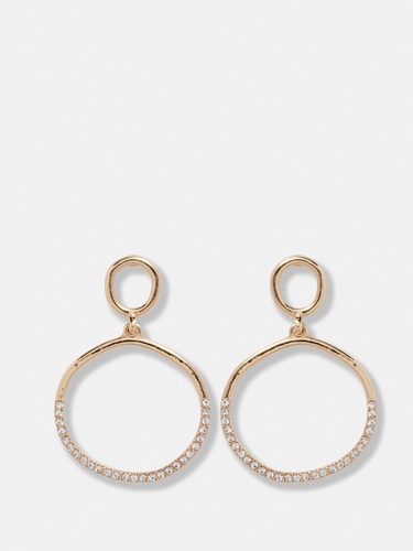 Aria Abstract Diamante Hoop                                                                                                     