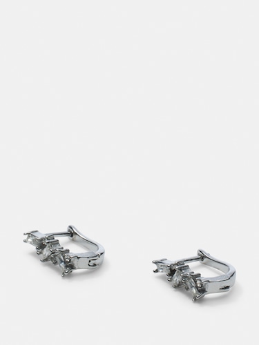 Mini Huggie Diamante Earrings                                                                                                   