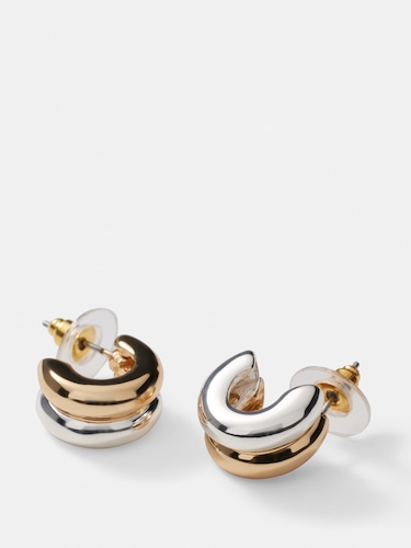 Two Tone Front Facing Mini Hoop                                                                                                 