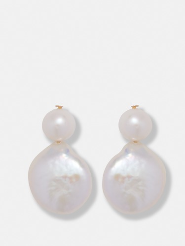 Poppy Mini Multi Pearl Drop Earrings                                                                                            