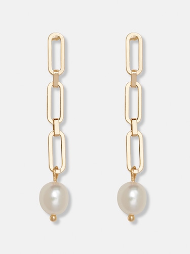 Jalaja Classic Floral Drop Earrings | Custom earrings, Drop earrings, Pearl  chain