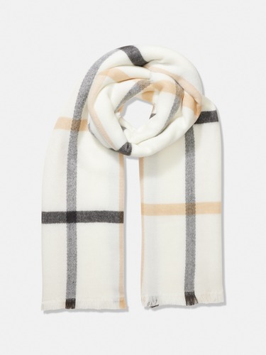 Becky Large Check Scarf                                                                                                         