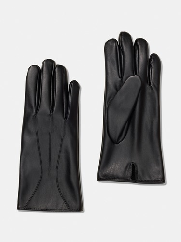 Charlotte Classic Faux Leather Gloves                                                                                           