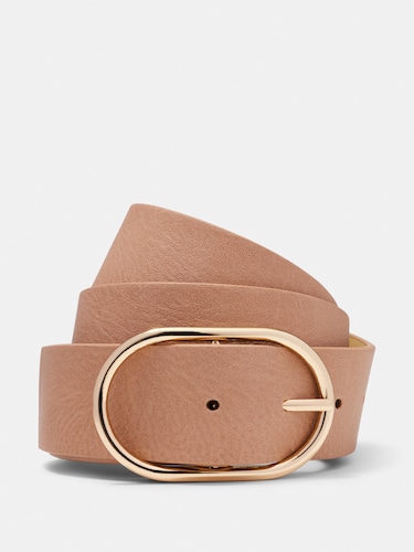 Arabella Oval Buckle Waist Belt                                                                                                 