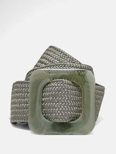 Helena Resin Strtch Weave Belt                                                                                                  