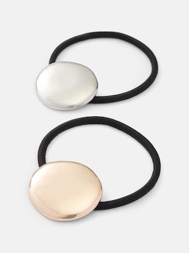 Metal Disc 2Pk Hair Elastic                                                                                                     