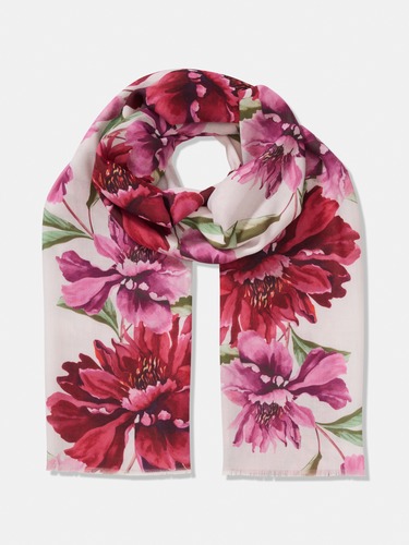 Wild Rose Printed Scarf                                                                                                         