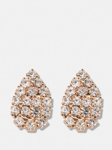 Diamante Teardrop Stud Earring                                                                                                  