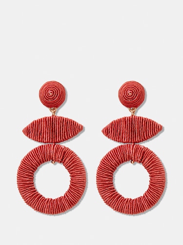 Woven Statement Earrings                                                                                                        