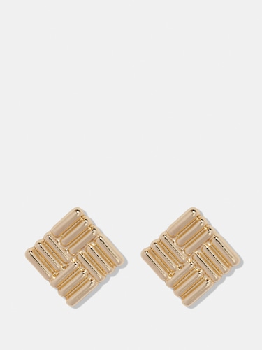 Winona Weave Texture Studs                                                                                                      