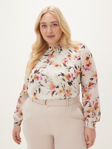 Curve Gabby Long Sleeve Blouse                                                                                                  