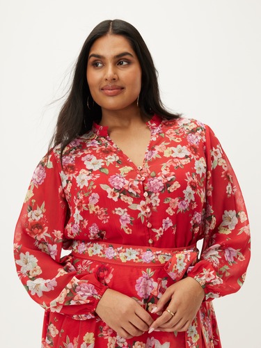 Curve Maya 3/4 Sleeve Blouse                                                                                                    