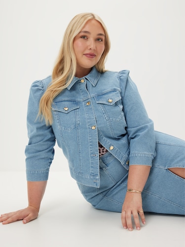 Curve Cloud Nine Denim Jacket                                                                                                   