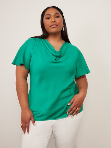 Curve Alana Cowl Neck Top                                                                                                       