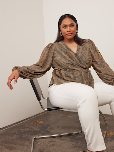 Curve Paris Plisse Wrap Top                                                                                                     