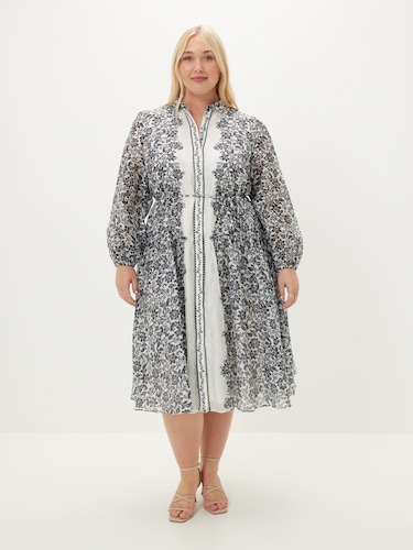 Curve Avanna Maxi Shirt Dress                                                                                                   