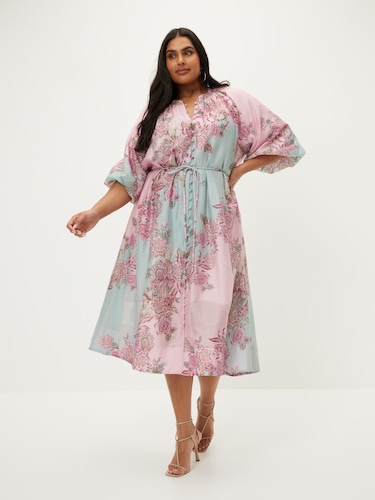 Curve Pip Midi Dress                                                                                                            