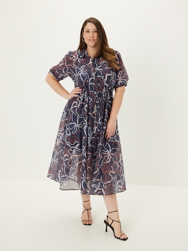 Curve Channa Midi Shirt Dress                                                                                                   