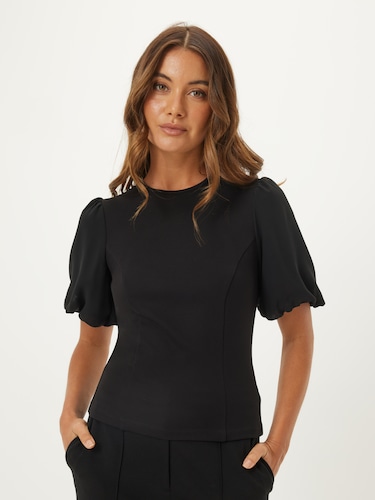 Crew Puff Sleeve Top                                                                                                            
