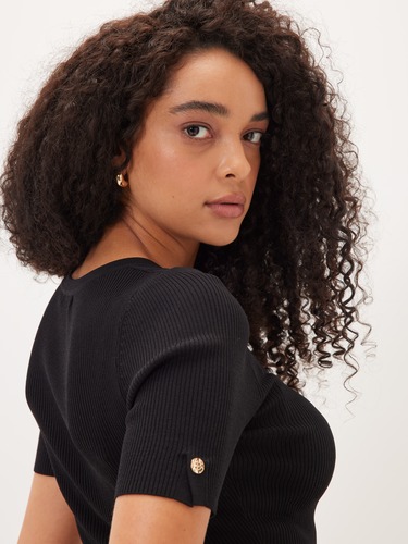 Ashley Scoop Neck Knit Tee                                                                                                      