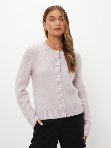 Tash Contrast Stitch Cardigan                                                                                                   
