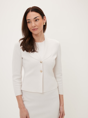 Rhiannon Milano 3/4 Sleeve Blazer                                                                                               