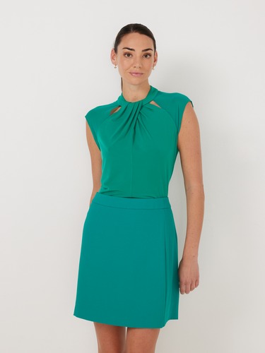 Tilly Twist Neck Top                                                                                                            