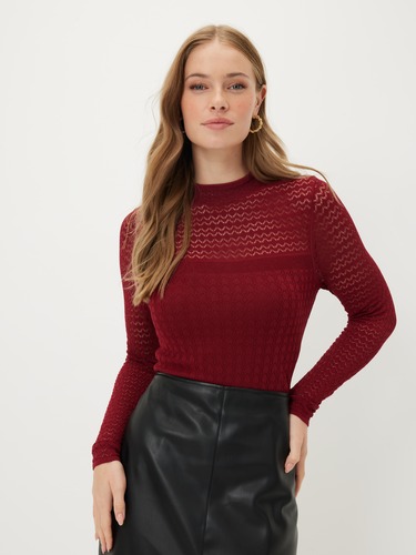 Kayley Lace Detail Knit                                                                                                         