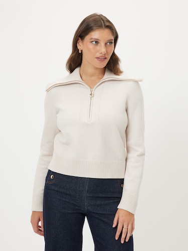 Fiona Zip Front Knit                                                                                                            