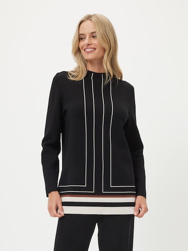 Thea Geo Stripe Knit                                                                                                            