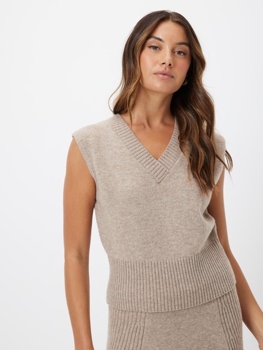 Liberty Ribbed Knitted Vest                                                                                                     